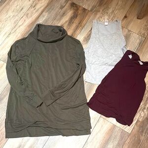 Woman’s a new day cowl neck pullover and racer tanks